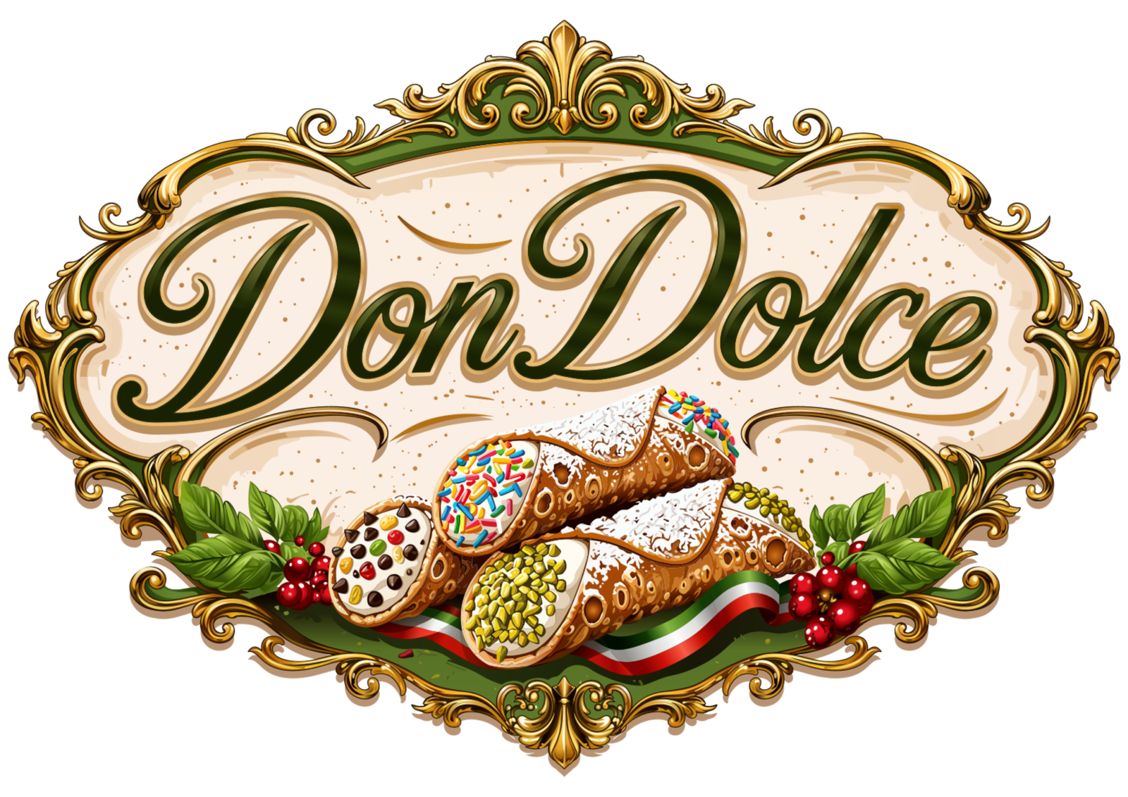 Don Dolce Luxury Cannoli Catering Logo