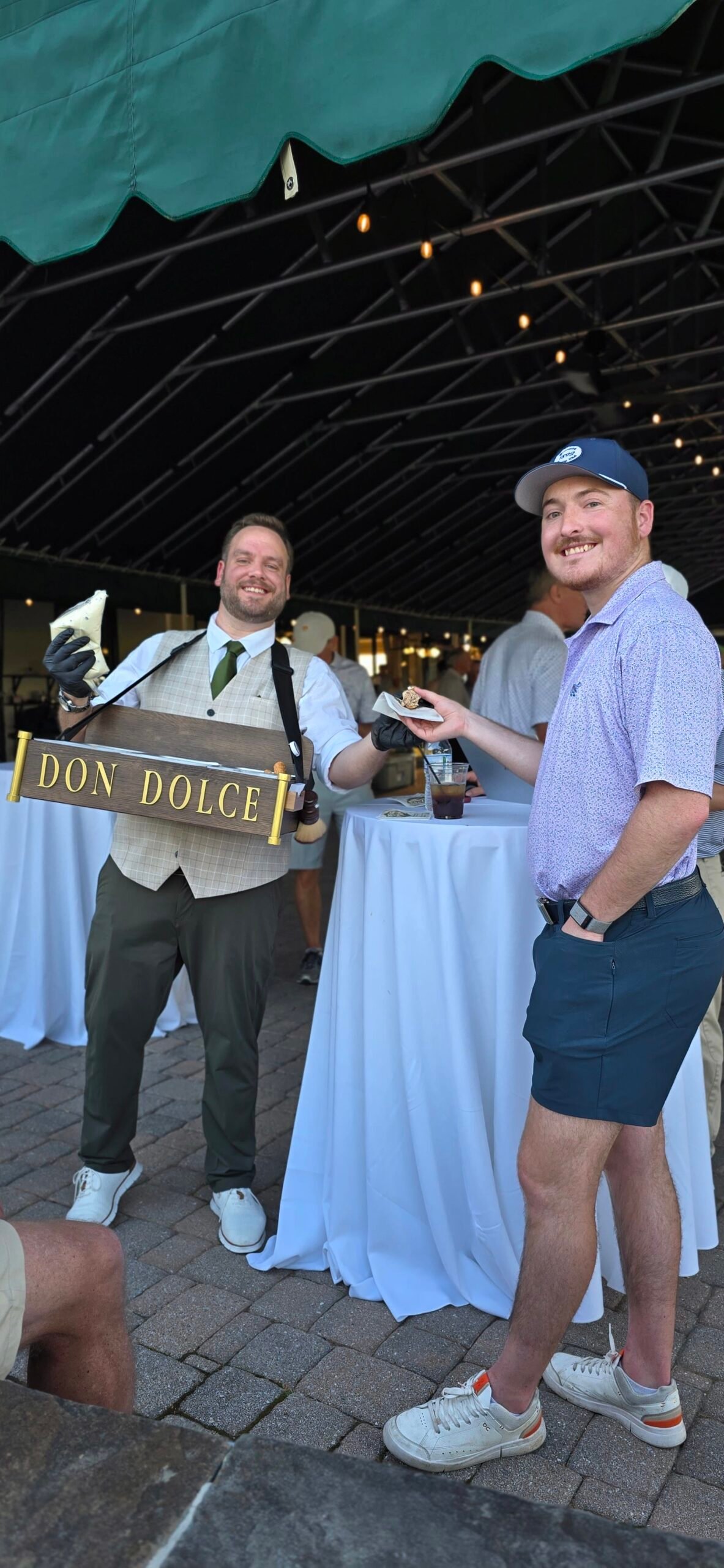 Don Dolce roaming cannoli hospitality at Hartefeld National in Avondale, Pennsylvania.